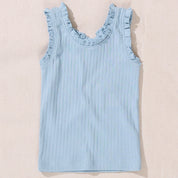 Joy Ruffle Rib Tank