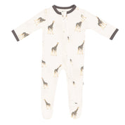 Zippered Print Footie