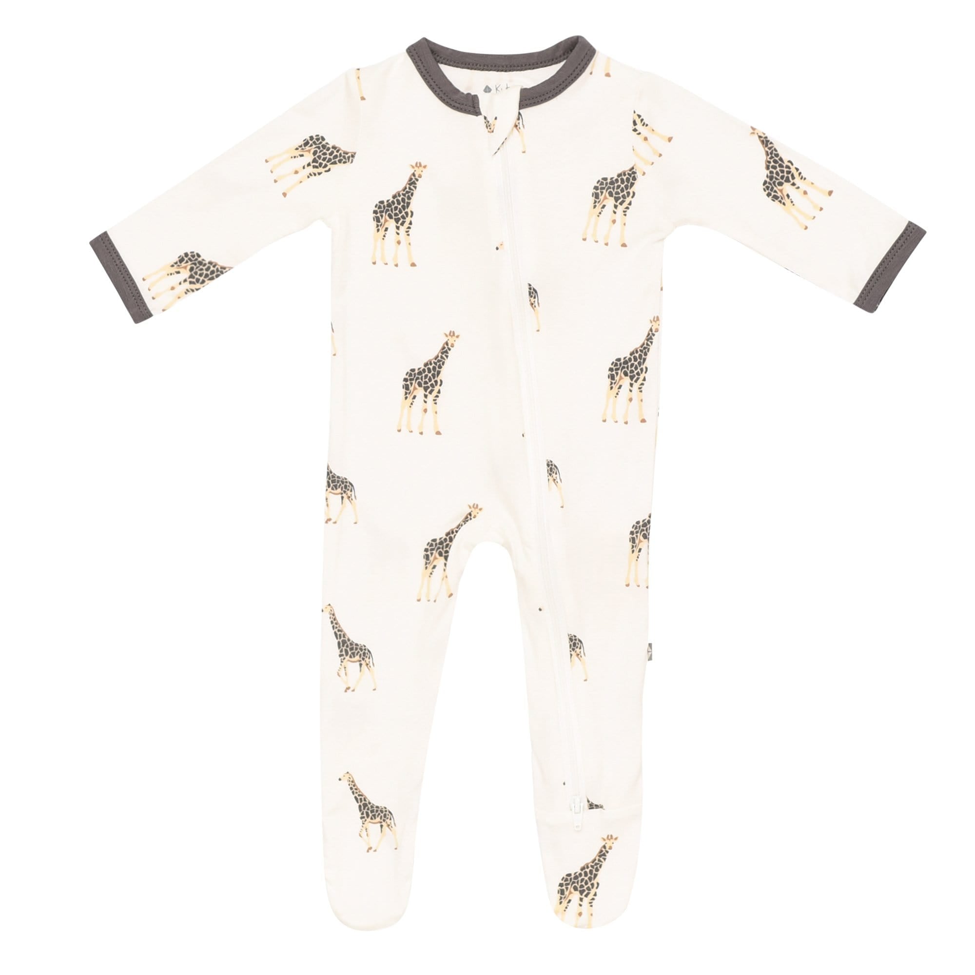 Zippered Print Footie