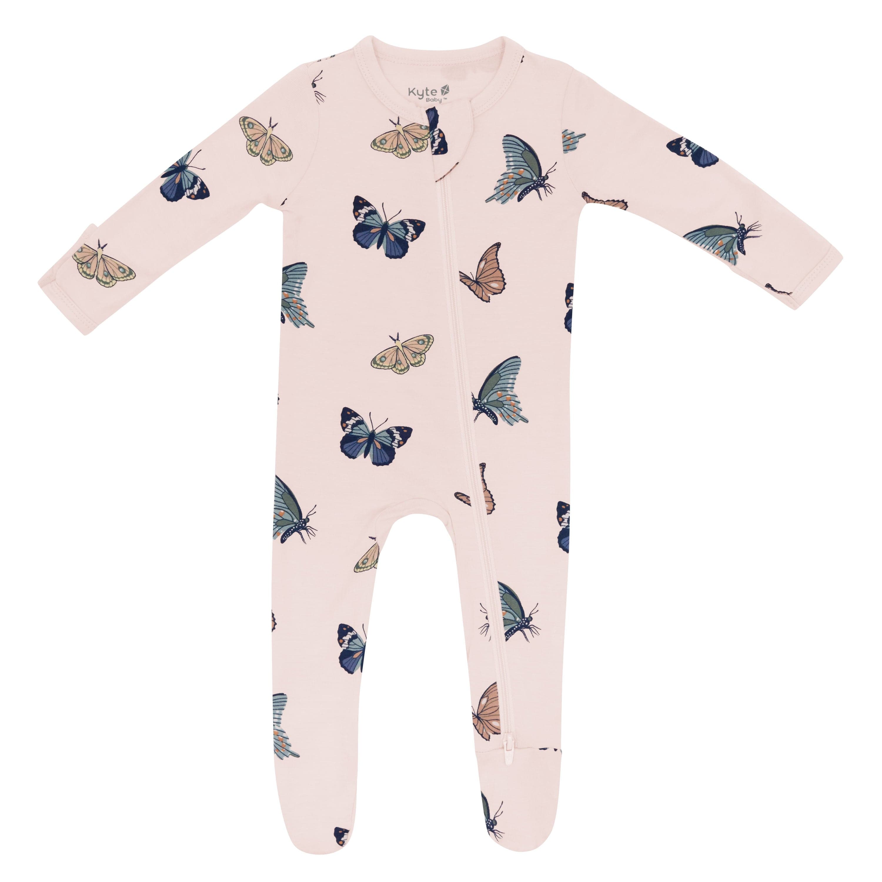 Zippered Print Footie