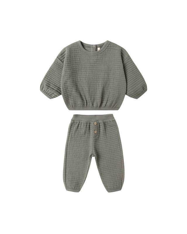 Textured Sweat Set