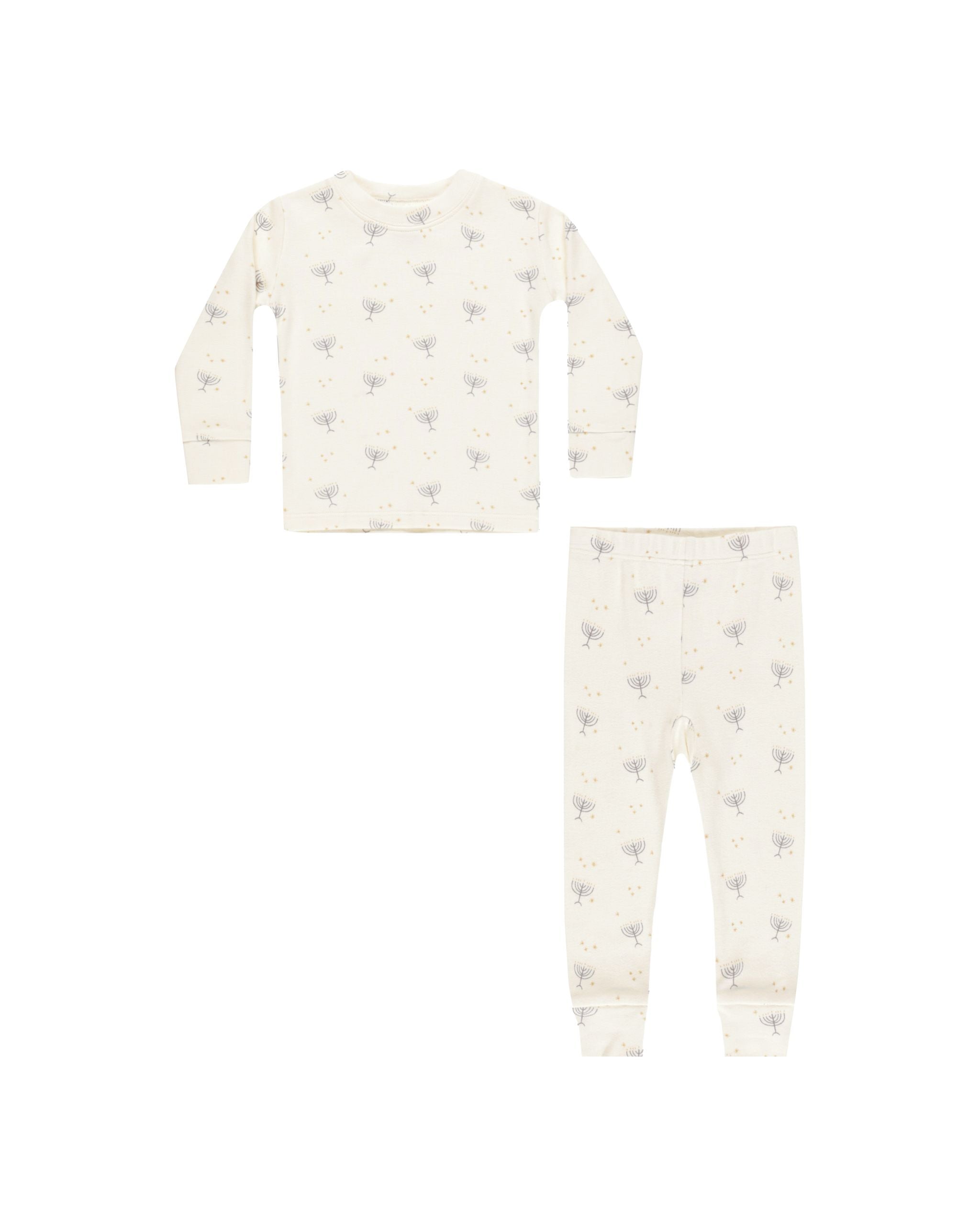 Organic Long John Pajama Set