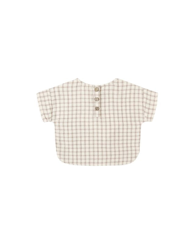 Woven Boxy Top