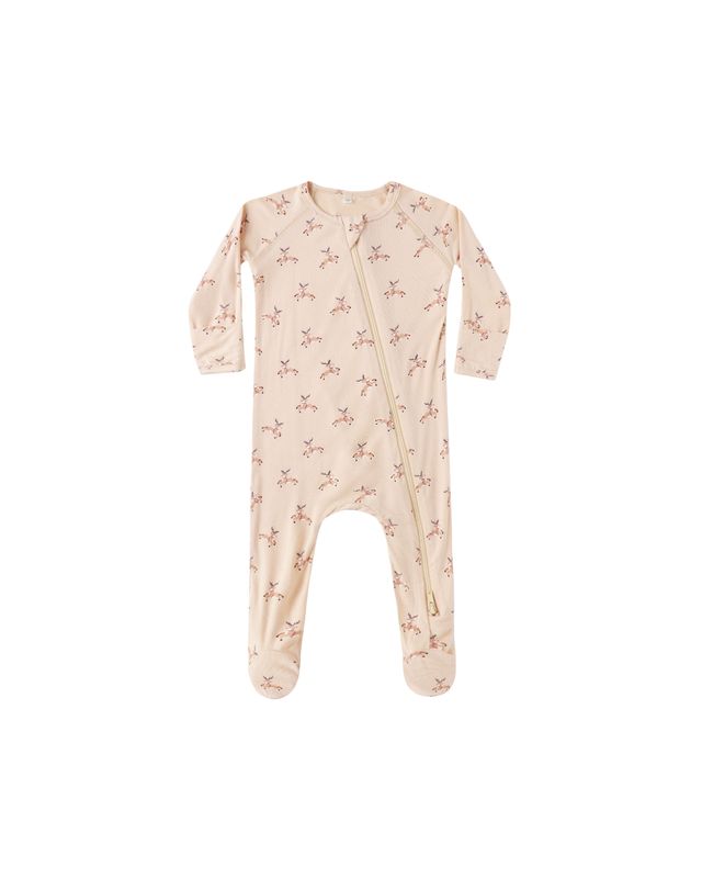 Bamboo Zip Footie