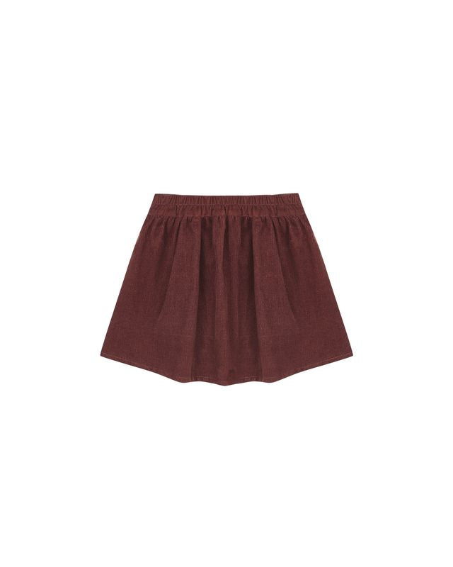 Button Front Mini Skirt
