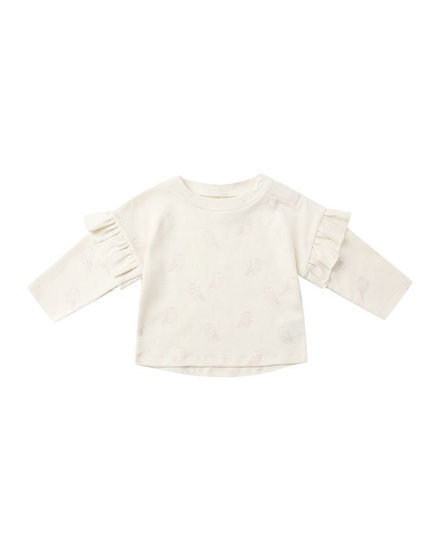Ruffle Long Sleeve Tee