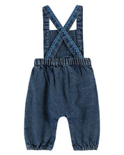 Embroidered Denim Jumpsuit