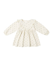 Long Sleeve Ruffle V Dress