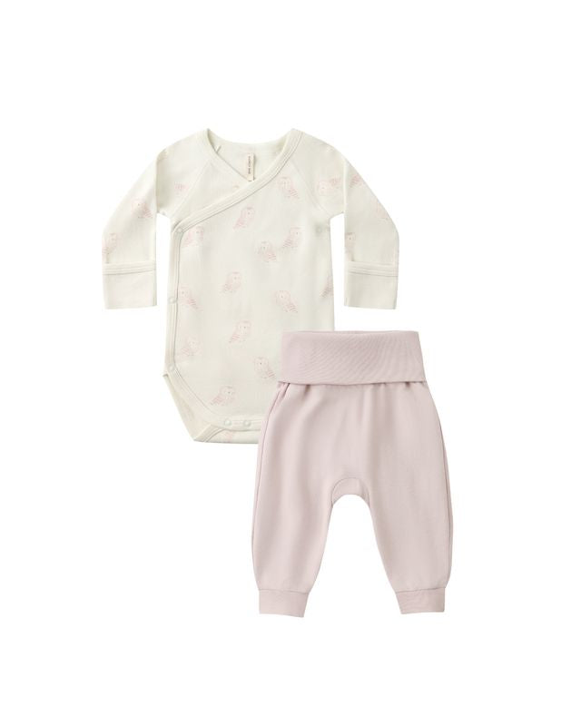 Side Snap Bodysuit + Pant Set