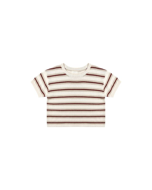 Boxy Crop Knit Tee