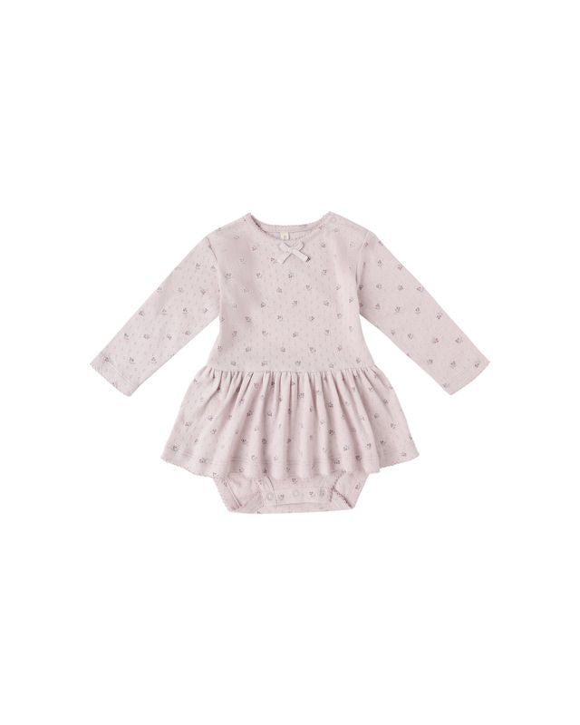 Pointelle Skirted Bodysuit