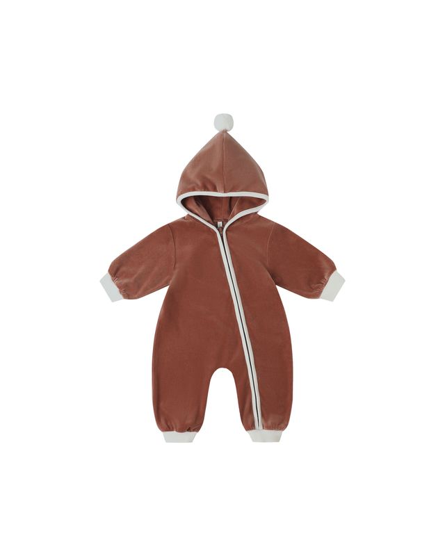 Velour Zip Jumpsuit
