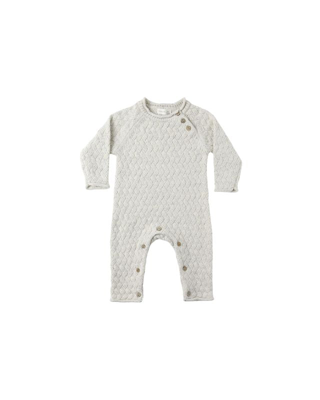 Cozy Heather Knit Jumpsuit