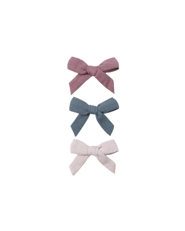 Bow with Clip Set of 3