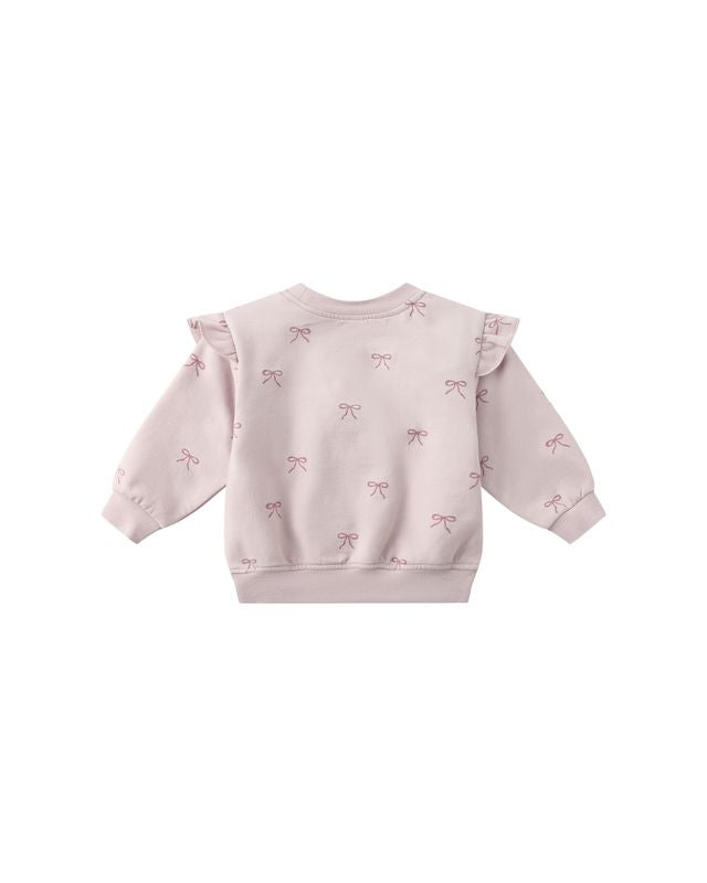 Ruffle Fleece Sweatshirt