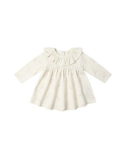 Ruffle Collar Jersey Dress