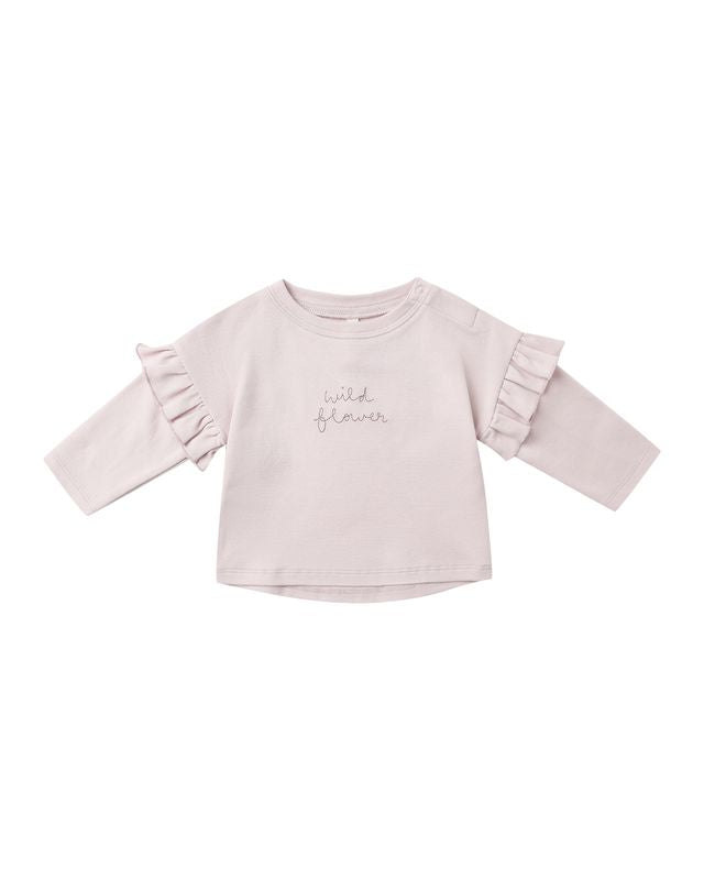 Ruffle Long Sleeve Tee