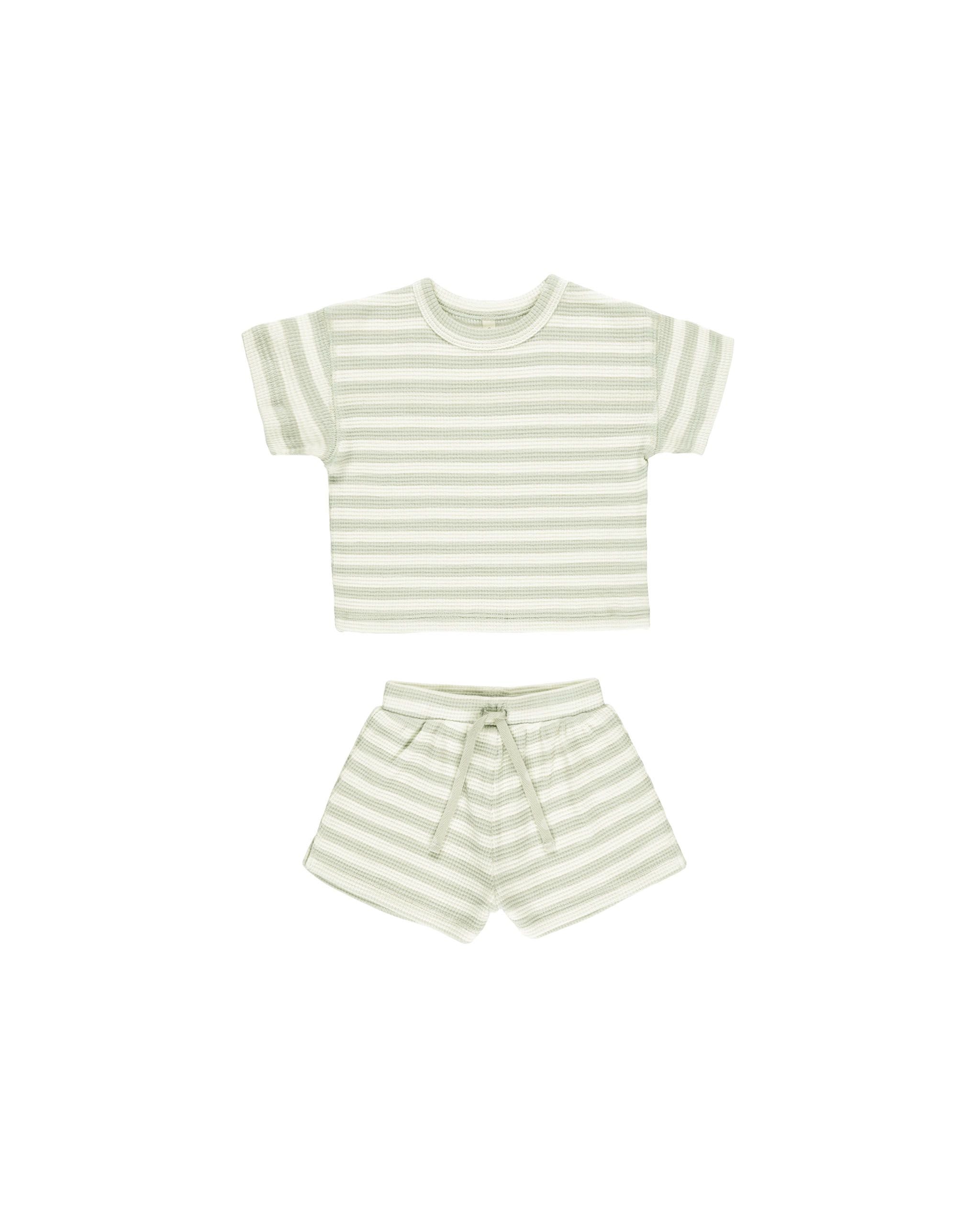 Waffle Tee + Short Set