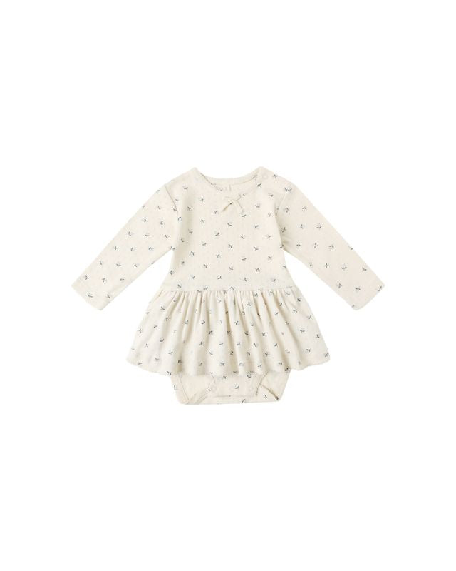 Pointelle Skirted Bodysuit