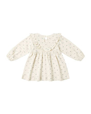 Long Sleeve Ruffle V Dress