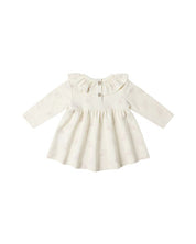 Ruffle Collar Jersey Dress