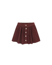 Button Front Mini Skirt