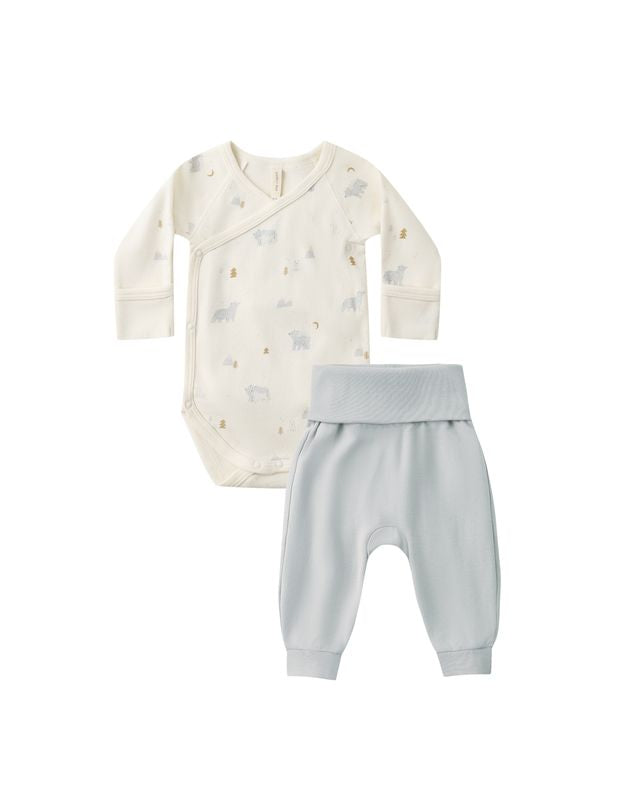 Side Snap Bodysuit + Pant Set