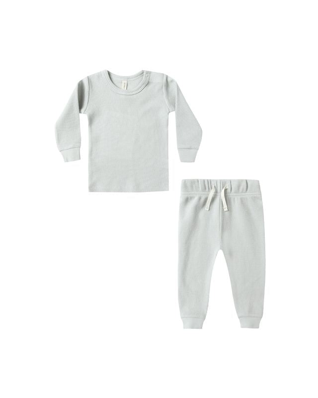 Waffle Top + Pant Set