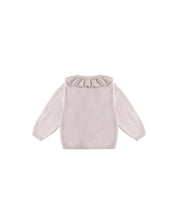 Ruffled Collar Cardigan