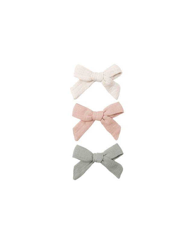 Bow with Clip Set of 3