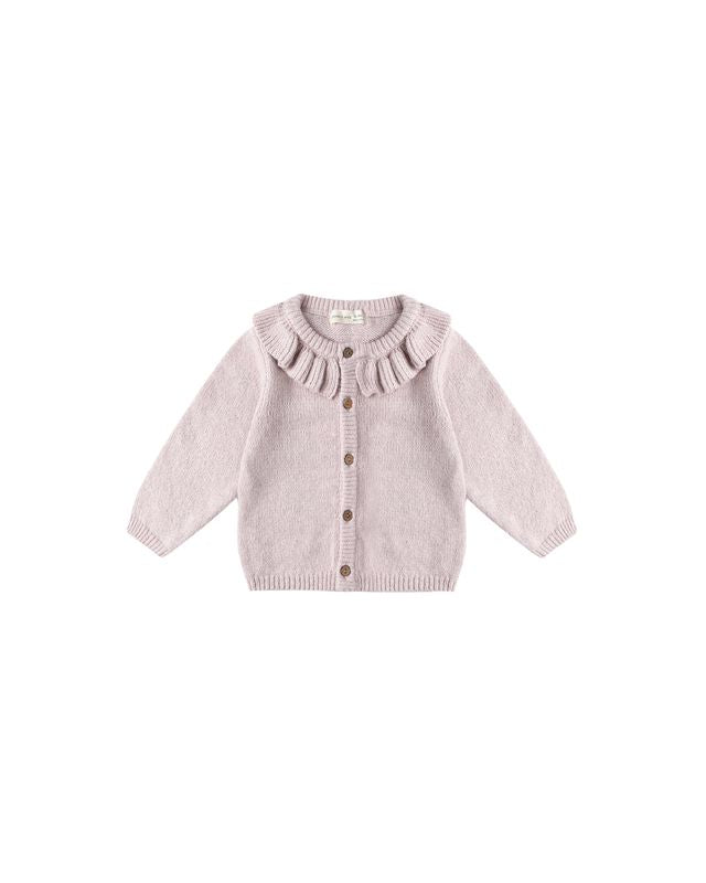 Ruffled Collar Cardigan