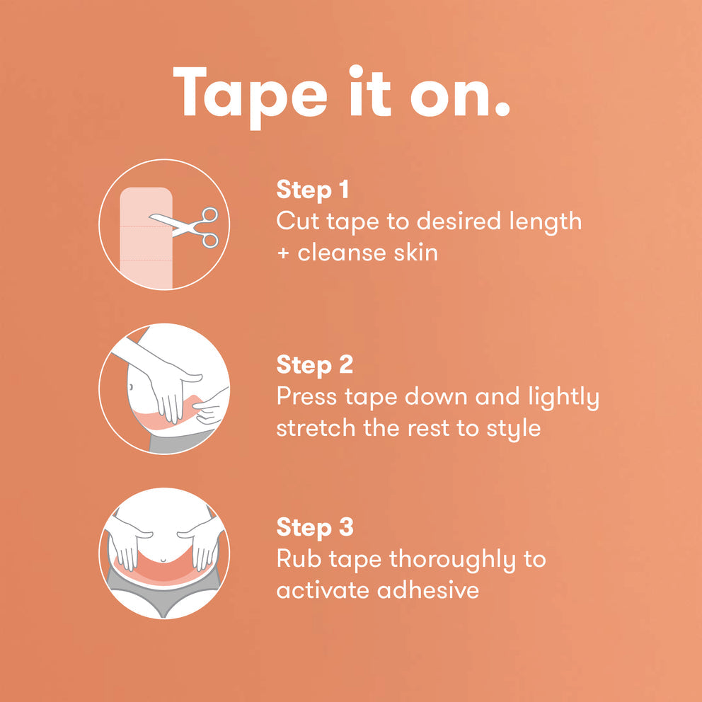 Pregnancy Belly Tape for Pain & Strain Relief