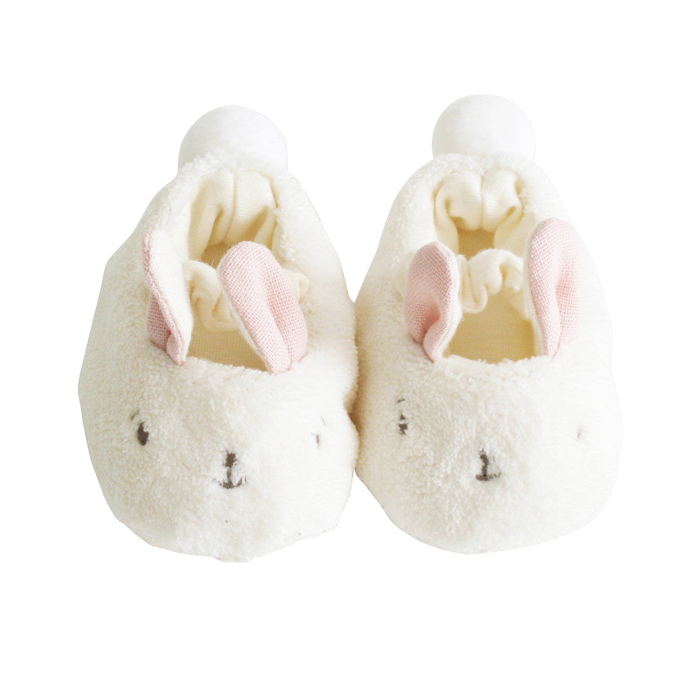 Bunny Slippers (0-6m)