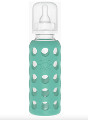 9 oz Baby Bottle w/ Stage 2 Nipple, Stopper, and Cap