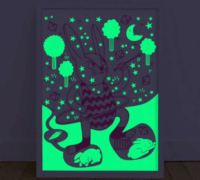 Glow in the Dark Poster